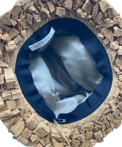 PLEATS PLEASE（プリーツプリーズ）PLEATS PLEASE (プリーツプリーズ) コルクハット ベージュの古着・服飾アイテム