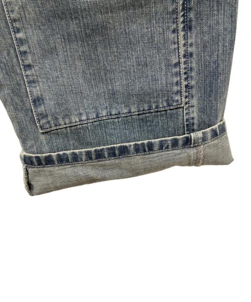 noirer（ノイア）noirer (ノイア) UTILITY CARGO WIDE DENIM PANTS インディゴ サイズ:50の古着・服飾アイテム