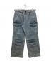 noirer（ノイア）の古着「UTILITY CARGO WIDE DENIM PANTS」｜インディゴ