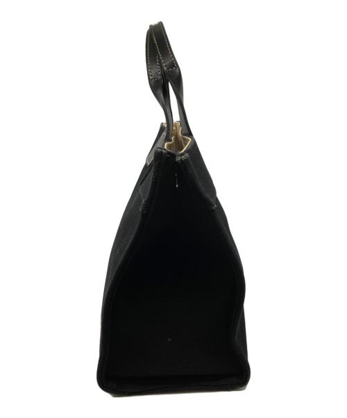 BURBERRY BLUE LABEL（バーバリーロンドンブルーレーベル）BURBERRY BLUE LABEL (バーバリーロンドンブルーレーベル) キャンバストートバッグ ブラックの古着・服飾アイテム