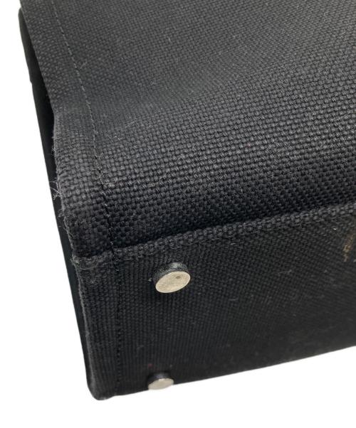 BURBERRY BLUE LABEL（バーバリーロンドンブルーレーベル）BURBERRY BLUE LABEL (バーバリーロンドンブルーレーベル) キャンバストートバッグ ブラックの古着・服飾アイテム