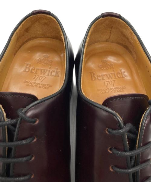 berwick（バーウィック）berwick (バーウィック) ホールカットシューズ バーガンディー サイズ:7　1/2の古着・服飾アイテム