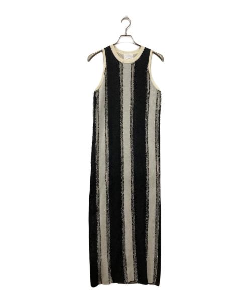 Ameri（アメリ）Ameri (アメリ) MULTI STRIPE JACQUARD DRESS ブラック サイズ:Mの古着・服飾アイテム