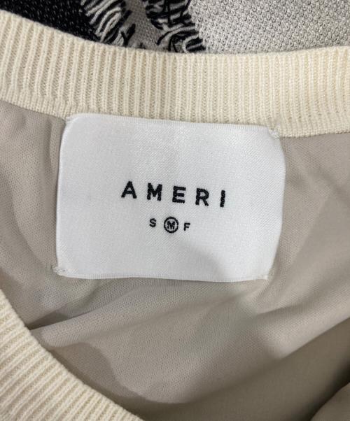 Ameri（アメリ）Ameri (アメリ) MULTI STRIPE JACQUARD DRESS ブラック サイズ:Mの古着・服飾アイテム