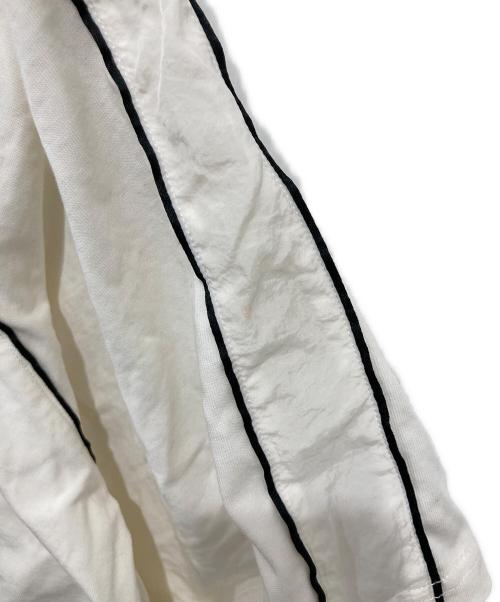 PRANK PROJECT（プランクプロジェクト）PRANK PROJECT (プランクプロジェクト) Bicolor Cropped Zip Topsハーフジップシャツ ホワイト サイズ:Fの古着・服飾アイテム