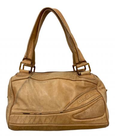 中古・古着通販】DIESEL (ディーゼル) ミニボストンバッグ ベージュ