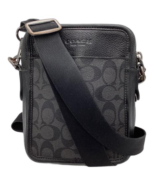 COACH（コーチ）COACH (コーチ) サリバン クロスボディ シグネチャー キャンバス ブラックの古着・服飾アイテム