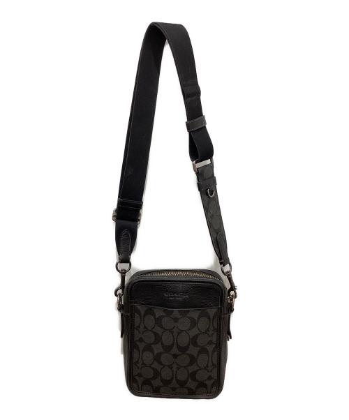 COACH（コーチ）COACH (コーチ) サリバン クロスボディ シグネチャー キャンバス ブラックの古着・服飾アイテム