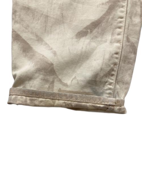 stussy（ステューシー）stussy (ステューシー) Distressed Canvas Big Ol Jeans ベージュ サイズ:W30の古着・服飾アイテム