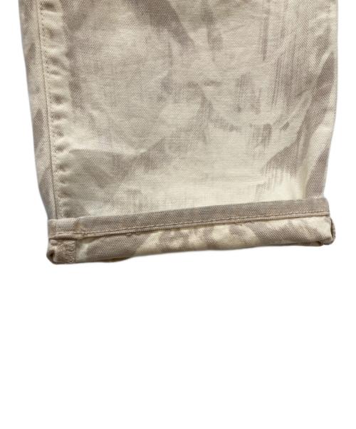 stussy（ステューシー）stussy (ステューシー) Distressed Canvas Big Ol Jeans ベージュ サイズ:W30の古着・服飾アイテム