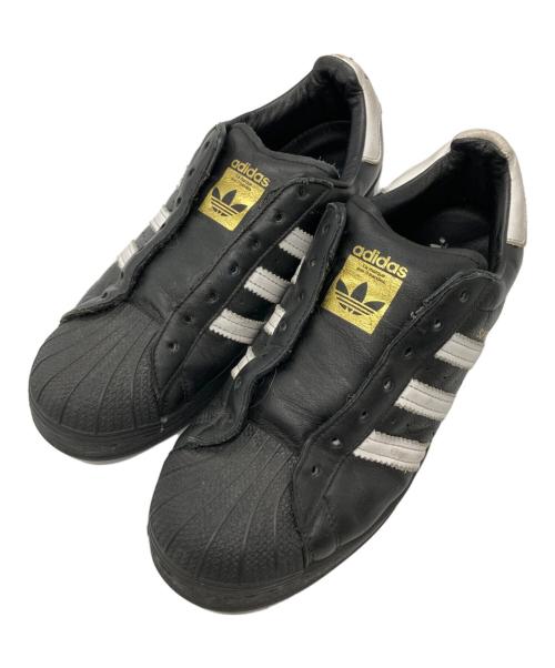 adidas（アディダス）adidas (アディダス) SUPER STAR LACELESS ブラック サイズ:25.5cmの古着・服飾アイテム