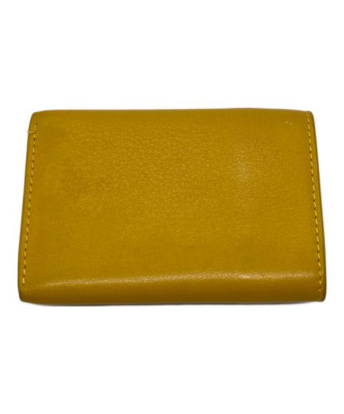BALENCIAGA（バレンシアガ）BALENCIAGA (バレンシアガ) ペーパーミニウォレット イエローの古着・服飾アイテム