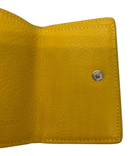 BALENCIAGA（バレンシアガ）BALENCIAGA (バレンシアガ) ペーパーミニウォレット イエローの古着・服飾アイテム