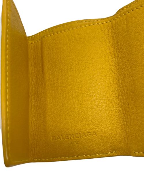 BALENCIAGA（バレンシアガ）BALENCIAGA (バレンシアガ) ペーパーミニウォレット イエローの古着・服飾アイテム