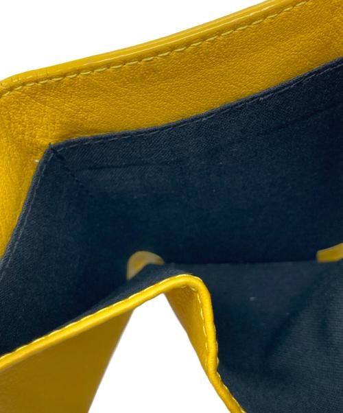 BALENCIAGA（バレンシアガ）BALENCIAGA (バレンシアガ) ペーパーミニウォレット イエローの古着・服飾アイテム