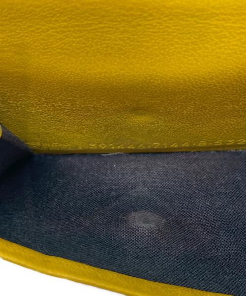 BALENCIAGA（バレンシアガ）BALENCIAGA (バレンシアガ) ペーパーミニウォレット イエローの古着・服飾アイテム