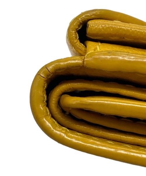 BALENCIAGA（バレンシアガ）BALENCIAGA (バレンシアガ) ペーパーミニウォレット イエローの古着・服飾アイテム