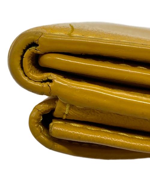 BALENCIAGA（バレンシアガ）BALENCIAGA (バレンシアガ) ペーパーミニウォレット イエローの古着・服飾アイテム