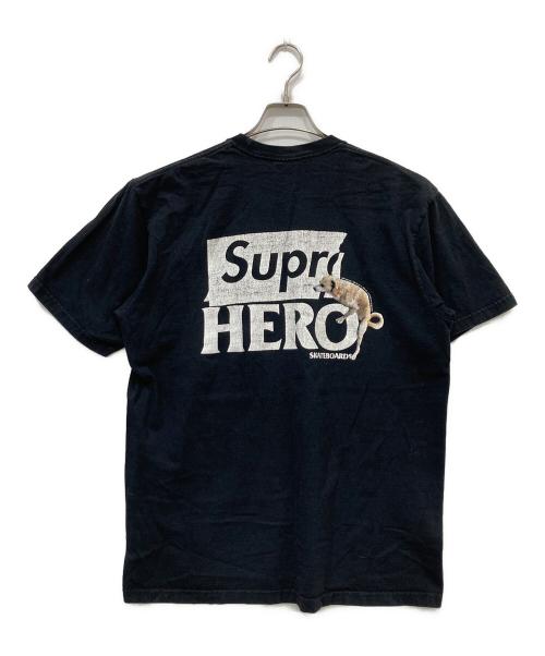 SUPREME（シュプリーム）Supreme (シュプリーム) ANTIHERO Dog Tee ブラック サイズ:Lの古着・服飾アイテム