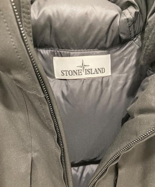 STONE ISLAND（ストーンアイランド）STONE ISLAND (ストーンアイランド) RIPSTOP GORE-TEX/ダウンジャケット ブラック サイズ:Lの古着・服飾アイテム