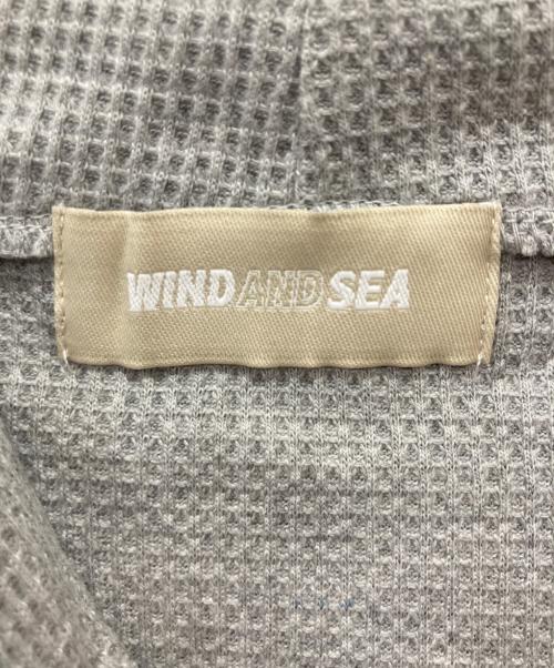 WIND AND SEA（ウィンダンシー）WIND AND SEA (ウィンダンシー) ES WAFFLE HOODIE グレー サイズ:Lの古着・服飾アイテム