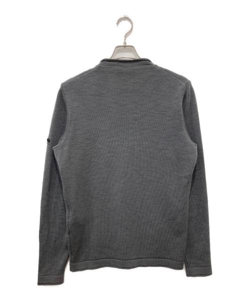 STONE ISLAND（ストーンアイランド）STONE ISLAND (ストーンアイランド) ポケットロングスリーブニット グレー サイズ:Mの古着・服飾アイテム