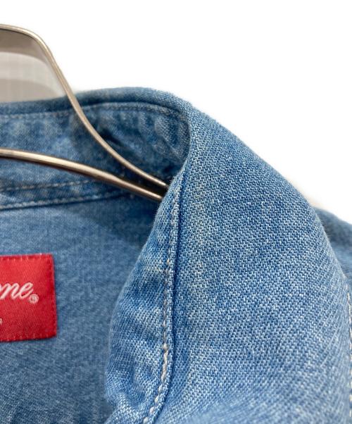 SUPREME（シュプリーム）SUPREME (シュプリーム) Applique Denim shirt/21AW インディゴ サイズ:Mの古着・服飾アイテム