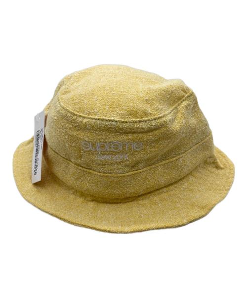 SUPREME（シュプリーム）SUPREME (シュプリーム) classic Logo terry crusher バケットハット イエロー 未使用品の古着・服飾アイテム