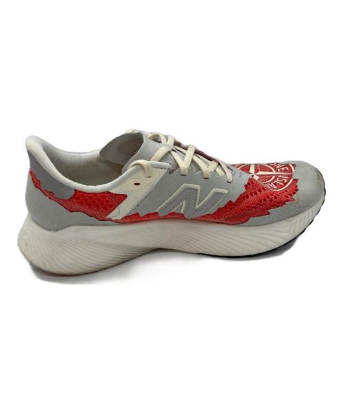 TDS New Balance（トーキョーデザインスタジオ ニューバランス）TDS New Balance (トーキョーデザインスタジオ ニューバランス) STONE ISLAND (ストーンアイランド) MSRCELST グレー×レッド サイズ:27cmの古着・服飾アイテム