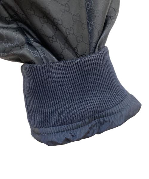 GUCCI（グッチ）GUCCI (グッチ) リバーシブルブルゾン ネイビー サイズ:50の古着・服飾アイテム