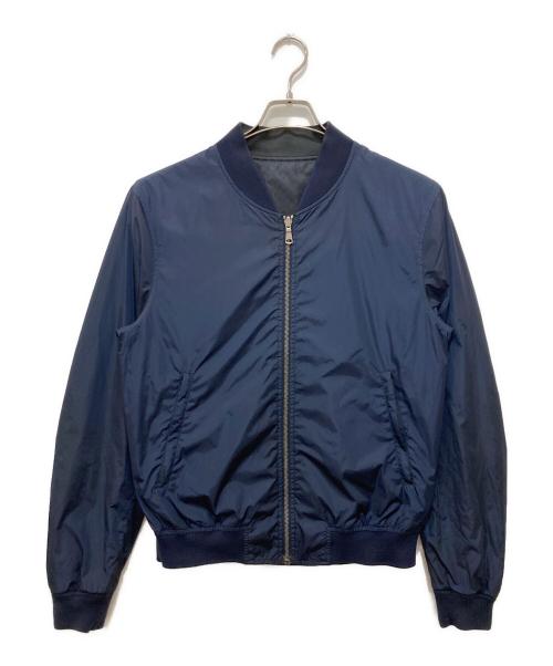GUCCI（グッチ）GUCCI (グッチ) リバーシブルブルゾン ネイビー サイズ:50の古着・服飾アイテム