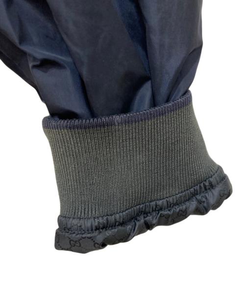 GUCCI（グッチ）GUCCI (グッチ) リバーシブルブルゾン ネイビー サイズ:50の古着・服飾アイテム