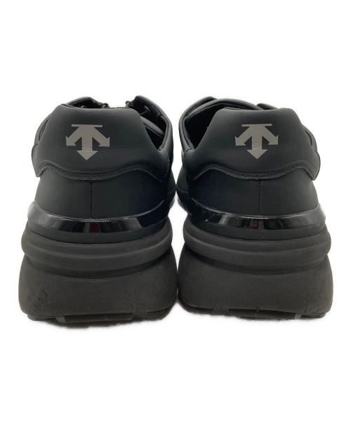 DECENT（デサント）DECENT (デサント) ローカットスニーカー ブラック サイズ:27cmの古着・服飾アイテム