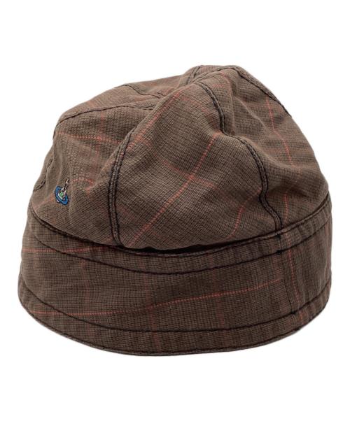 Vivienne Westwood man（ヴィヴィアン ウェストウッド マン）Vivienne Westwood man (ヴィヴィアン ウェストウッド マン) ハット ブラウンの古着・服飾アイテム
