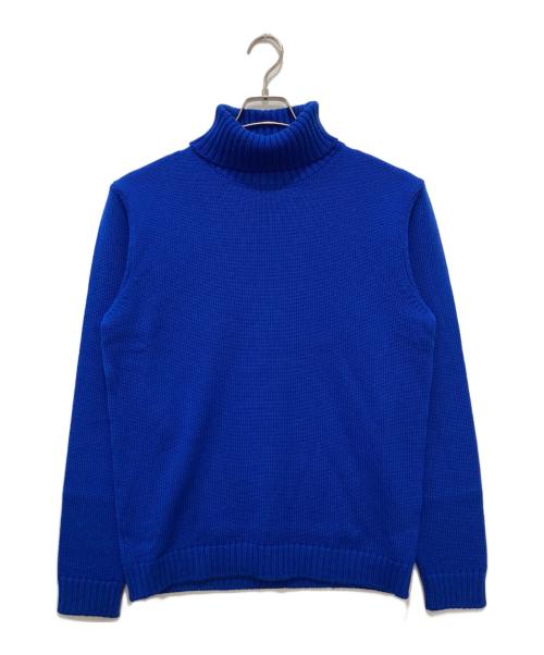 Zanone（ザノーネ）Zanone (ザノーネ) タートルネックニット ブルー サイズ:52の古着・服飾アイテム