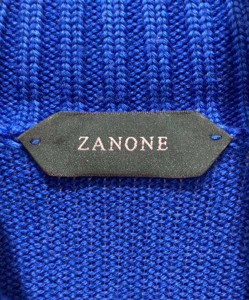 Zanone（ザノーネ）Zanone (ザノーネ) タートルネックニット ブルー サイズ:52の古着・服飾アイテム