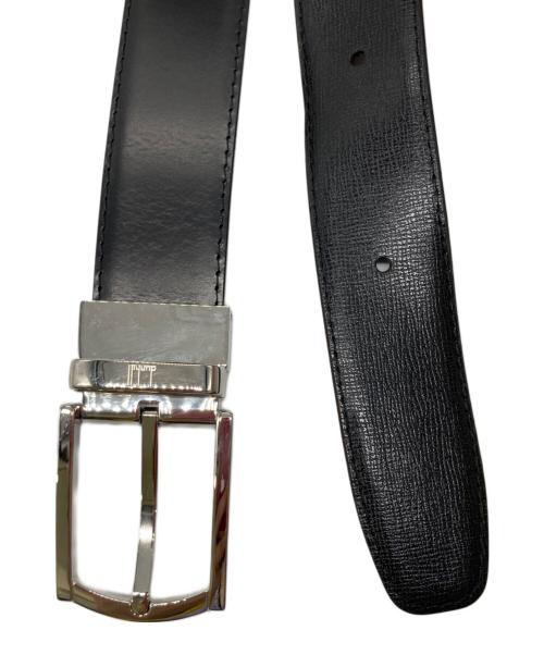 dunhill（ダンヒル）dunhill (ダンヒル) レザーベルト ブラックの古着・服飾アイテム