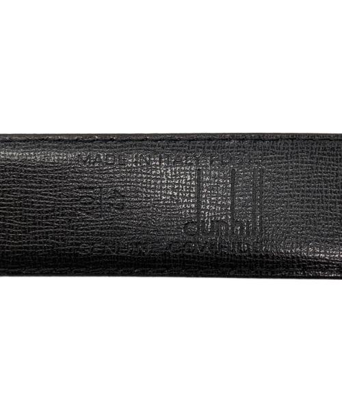 dunhill（ダンヒル）dunhill (ダンヒル) レザーベルト ブラックの古着・服飾アイテム