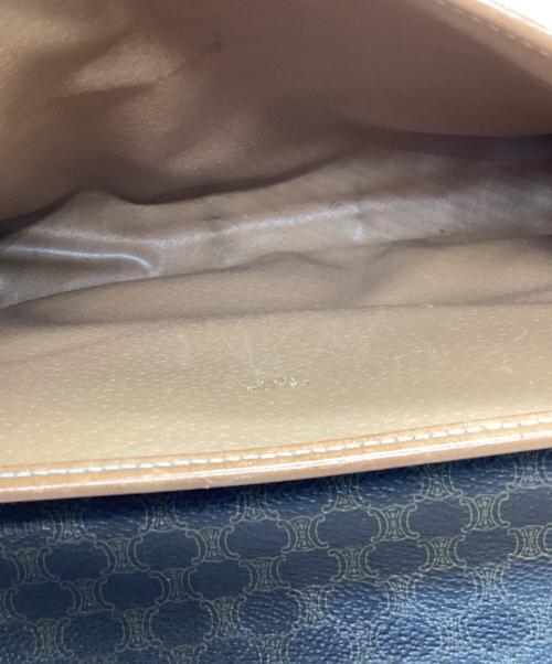 CELINE（セリーヌ）CELINE (セリーヌ) マカダム柄クラッチバッグ ブラウンの古着・服飾アイテム