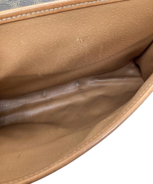 CELINE（セリーヌ）CELINE (セリーヌ) マカダム柄クラッチバッグ ブラウンの古着・服飾アイテム