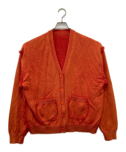 UNUSED（アンユーズド）UNUSED (アンユーズド) COTTON KNIT CARDIGAN オレンジ サイズ:2の古着・服飾アイテム