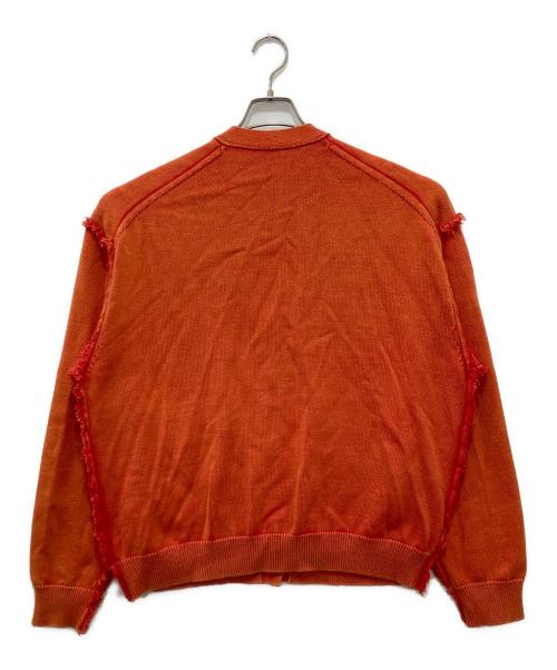UNUSED（アンユーズド）UNUSED (アンユーズド) COTTON KNIT CARDIGAN オレンジ サイズ:2の古着・服飾アイテム