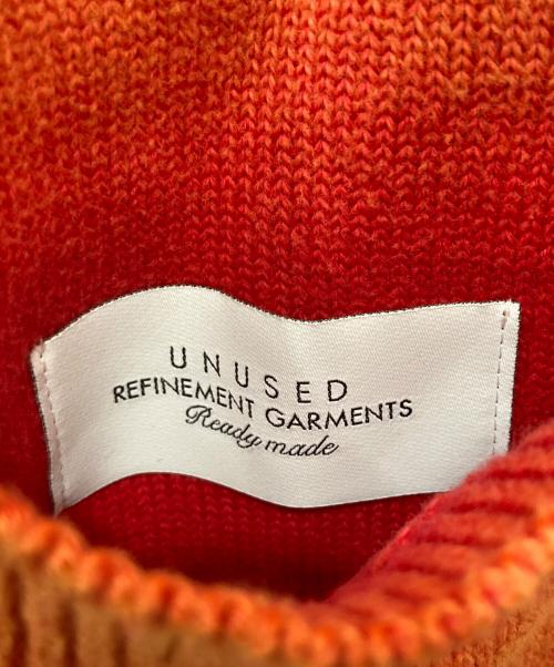 UNUSED（アンユーズド）UNUSED (アンユーズド) COTTON KNIT CARDIGAN オレンジ サイズ:2の古着・服飾アイテム