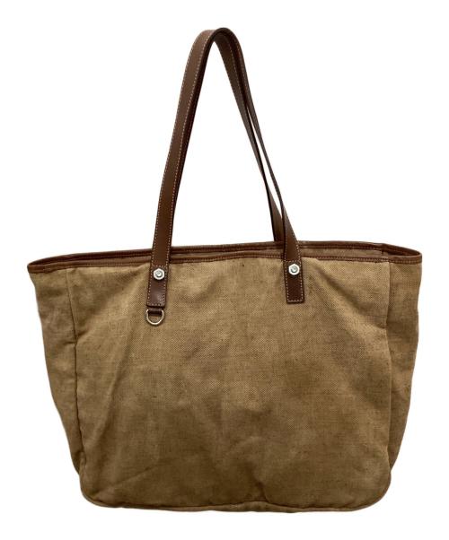 PRADA（プラダ）PRADA (プラダ) キャンバストートバッグ ベージュの古着・服飾アイテム