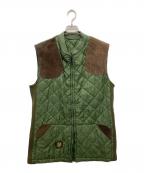 BELSTAFFベルスタッフ）の古着「キルティングベスト」｜カーキ