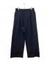 MANDO（マンドー）の古着「２プリーツイージーパンツ」｜ネイビー