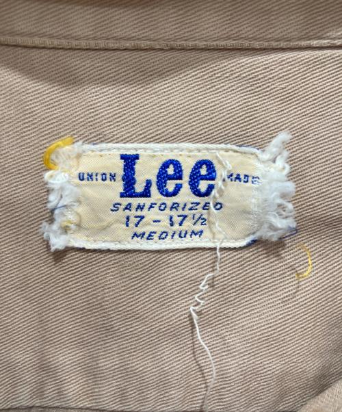 LEE（リー）LEE (リー) ワークシャツ/50's/60's ベージュ サイズ:17-17の古着・服飾アイテム