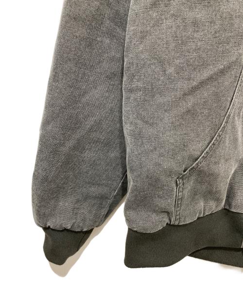 PLANET OF EARTH（プラネットオブアース）PLANET OF EARTH (プラネットオブアース) ピグメントダックフードブルゾン グレー サイズ:Lの古着・服飾アイテム