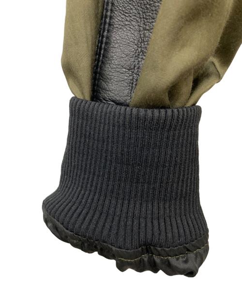 COACH（コーチ）COACH (コーチ) 稲妻刺繍スタジャン カーキ サイズ:Mの古着・服飾アイテム