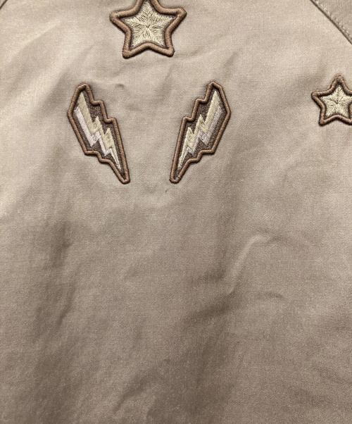 COACH（コーチ）COACH (コーチ) 稲妻刺繍スタジャン カーキ サイズ:Mの古着・服飾アイテム